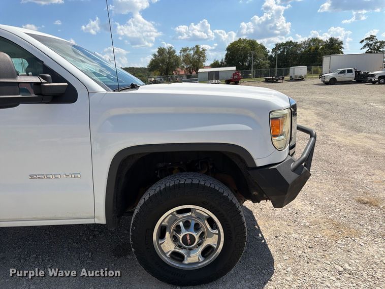 image for item FK3410 2015 GMC Sierra 2500HD Ext. Cab utility bed pickup truck