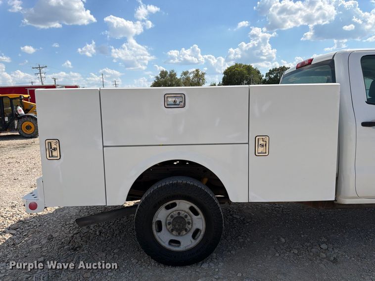 image for item FK3410 2015 GMC Sierra 2500HD Ext. Cab utility bed pickup truck