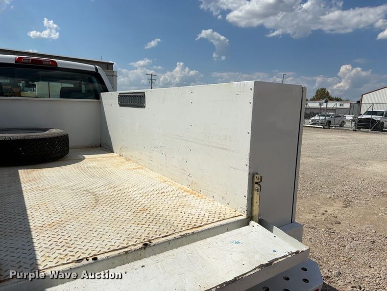 image for item FK3410 2015 GMC Sierra 2500HD Ext. Cab utility bed pickup truck