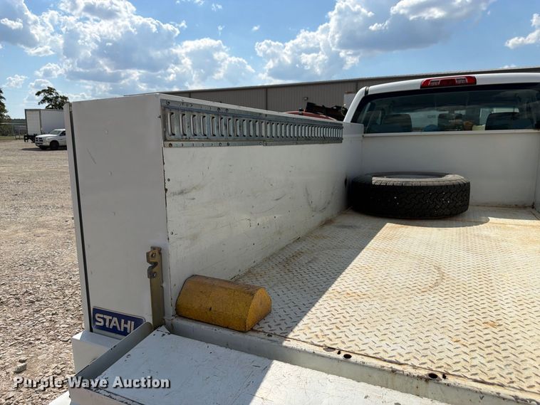 image for item FK3410 2015 GMC Sierra 2500HD Ext. Cab utility bed pickup truck