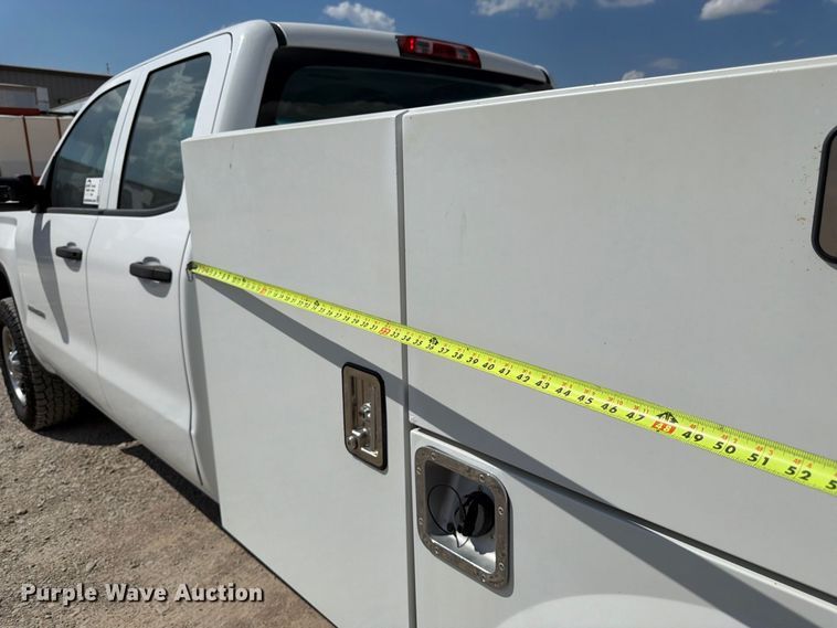 image for item FK3410 2015 GMC Sierra 2500HD Ext. Cab utility bed pickup truck