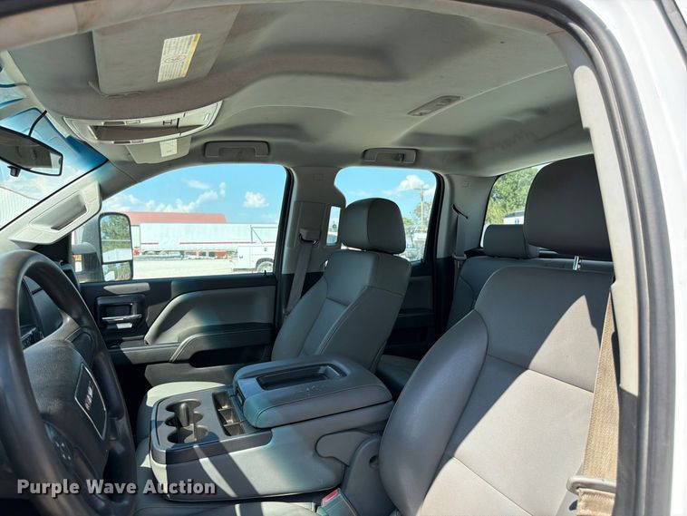 image for item FK3410 2015 GMC Sierra 2500HD Ext. Cab utility bed pickup truck