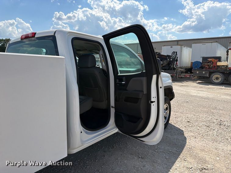 image for item FK3410 2015 GMC Sierra 2500HD Ext. Cab utility bed pickup truck