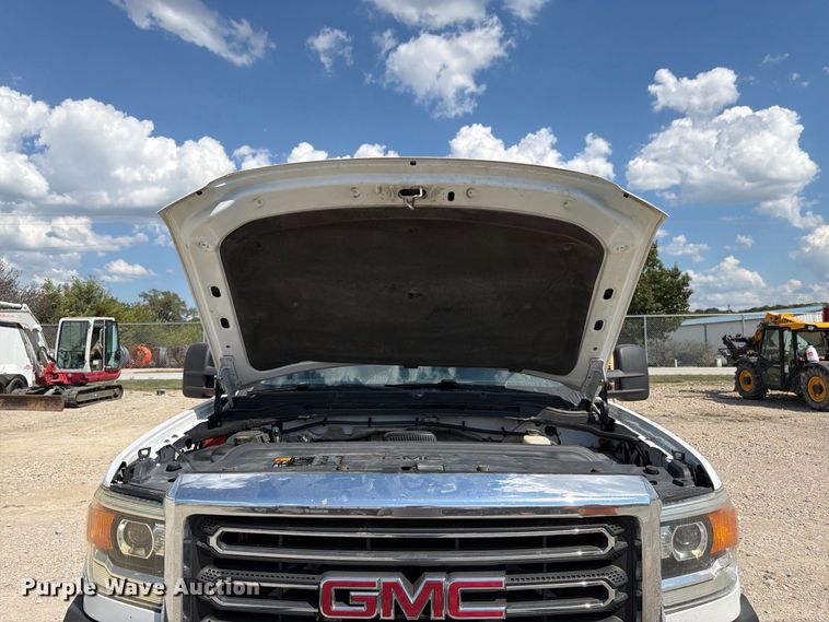 image for item FK3410 2015 GMC Sierra 2500HD Ext. Cab utility bed pickup truck