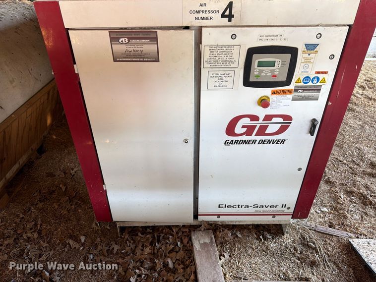 image for item FK3413 Gardner Denver Electra-Saver II air compressor