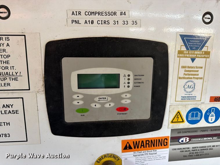 image for item FK3413 Gardner Denver Electra-Saver II air compressor