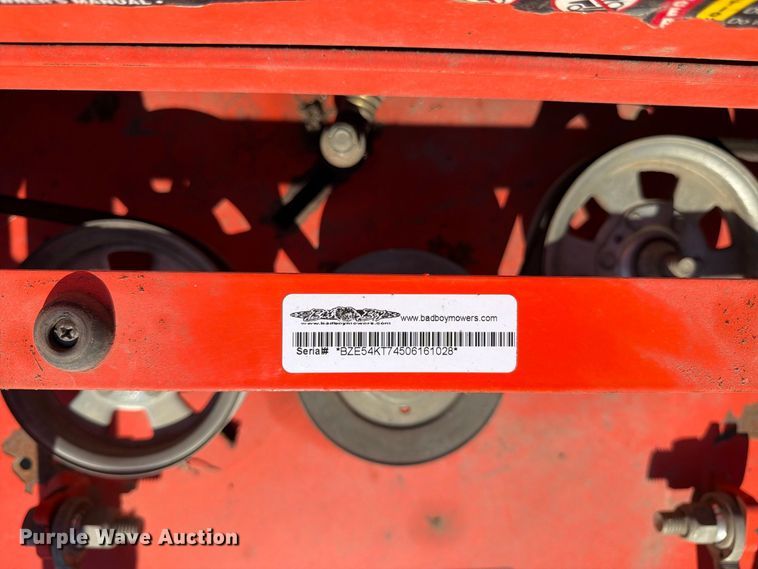 image for item FK3420 2016 Bad Boy ZT 747EE ZTR lawn mower