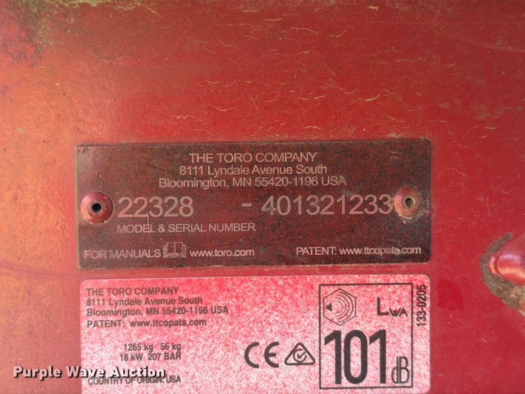 image for item FK3593 2017 Toro Dingo TX-1000 compact utility loader