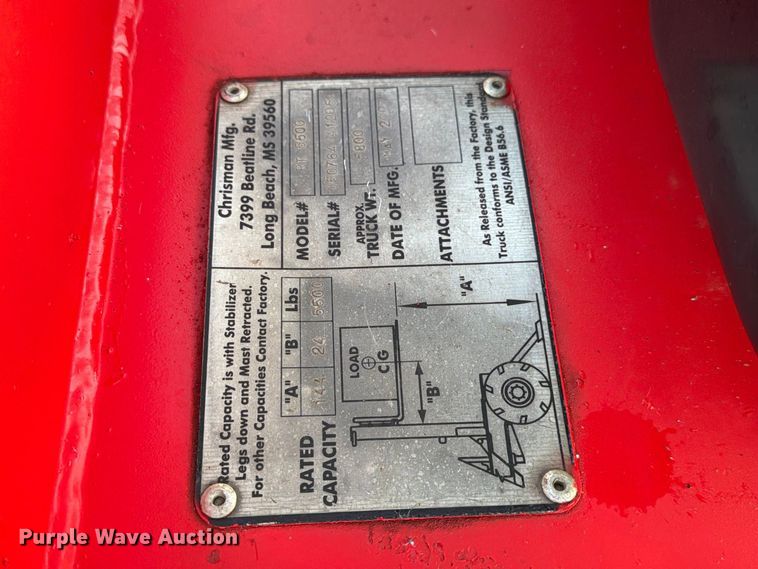 image for item FK3630 2007 Navigator RT 5500 forklift