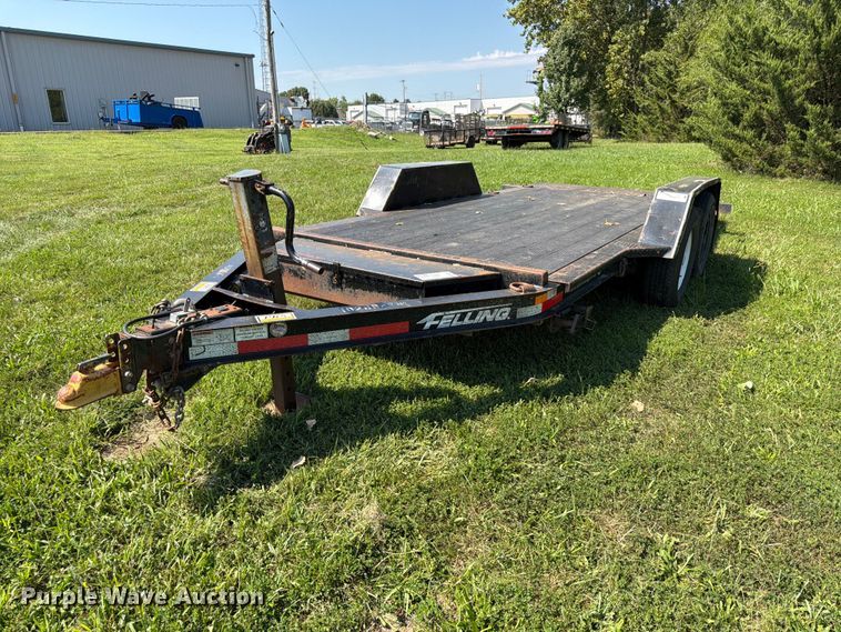 image for item FK3645 2015 Felling tilt deck equipment trailer