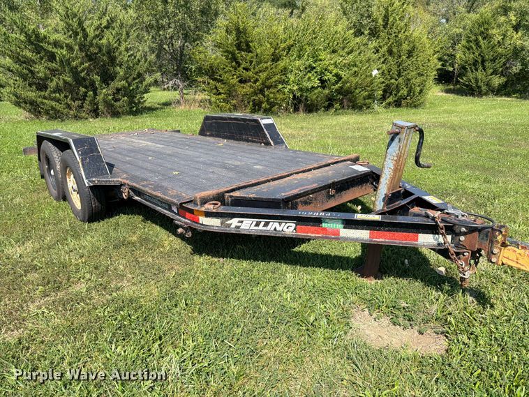 image for item FK3645 2015 Felling tilt deck equipment trailer