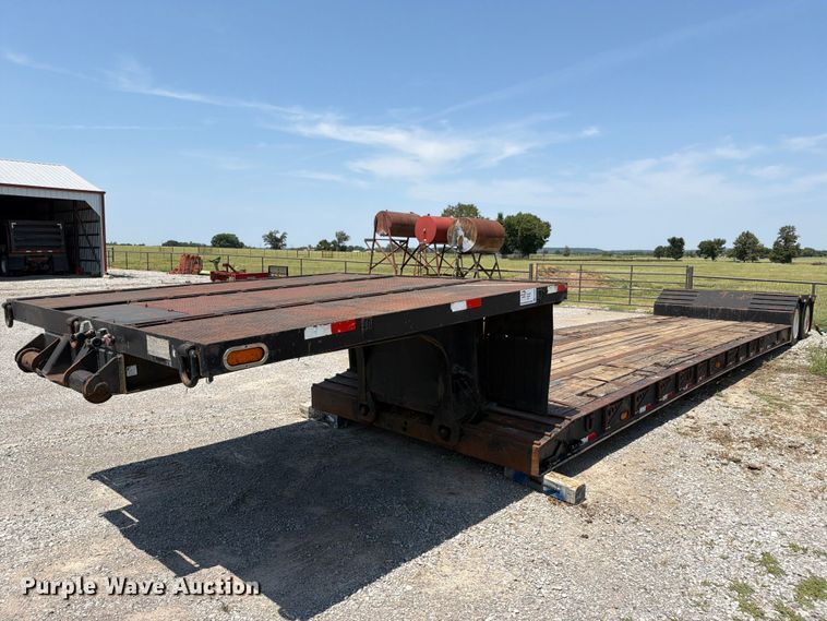 1997 Talbert lowboy equipment trailer