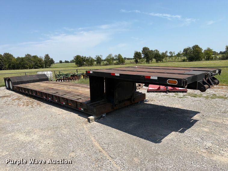 image for item FN2553 1997 Talbert lowboy equipment trailer
