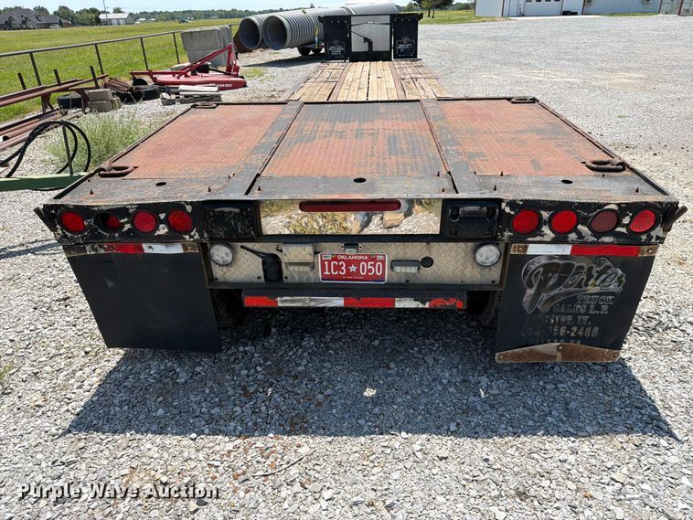 image for item FN2553 1997 Talbert lowboy equipment trailer