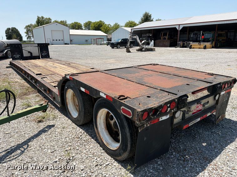 image for item FN2553 1997 Talbert lowboy equipment trailer