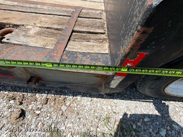 image for item FN2553 1997 Talbert lowboy equipment trailer