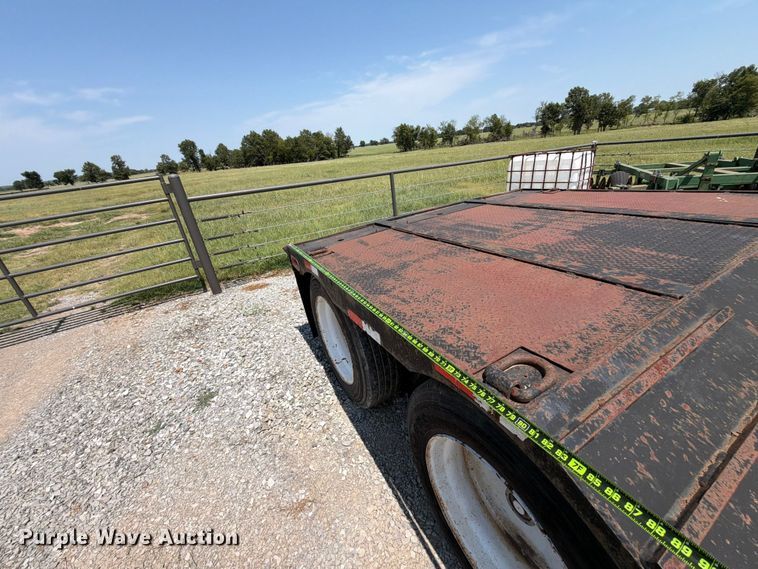 image for item FN2553 1997 Talbert lowboy equipment trailer
