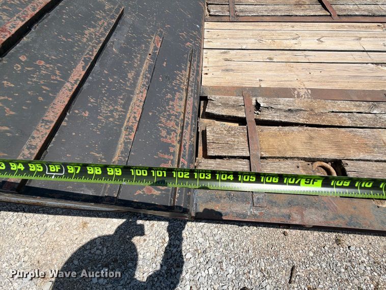 image for item FN2553 1997 Talbert lowboy equipment trailer
