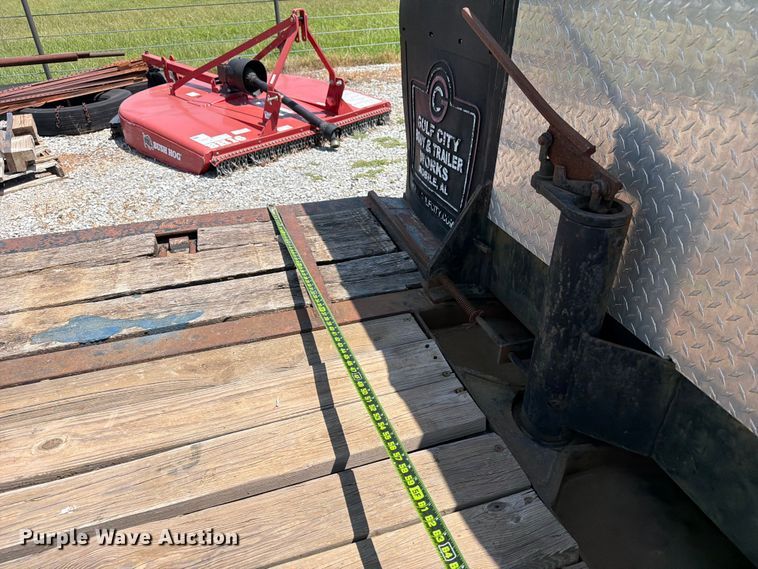 image for item FN2553 1997 Talbert lowboy equipment trailer
