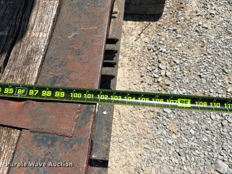 image for item FN2553 1997 Talbert lowboy equipment trailer
