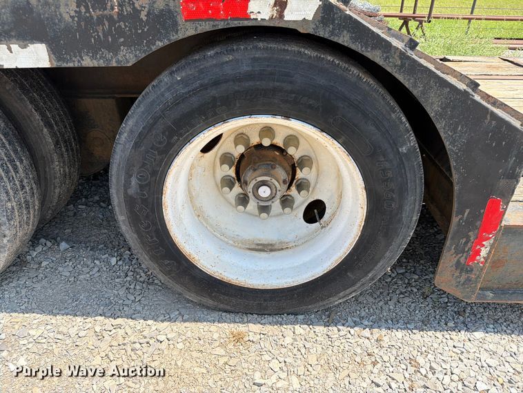 image for item FN2553 1997 Talbert lowboy equipment trailer