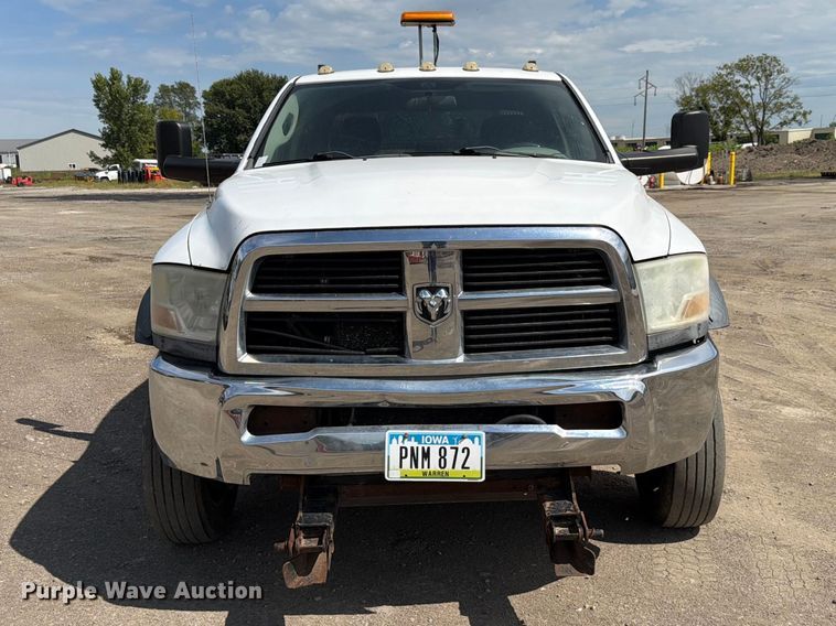 image for item FP3027 2011 Dodge Ram 5500 Crew Cab flatbed truck