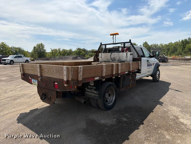 image for item FP3027 2011 Dodge Ram 5500 Crew Cab flatbed truck
