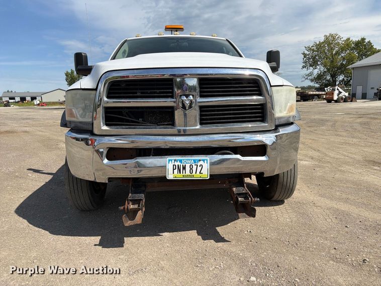 image for item FP3027 2011 Dodge Ram 5500 Crew Cab flatbed truck