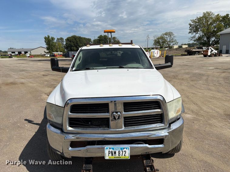 image for item FP3027 2011 Dodge Ram 5500 Crew Cab flatbed truck