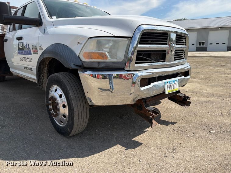 image for item FP3027 2011 Dodge Ram 5500 Crew Cab flatbed truck