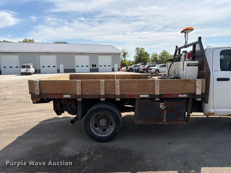 image for item FP3027 2011 Dodge Ram 5500 Crew Cab flatbed truck