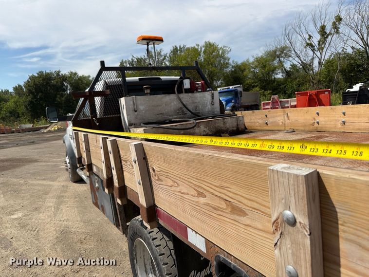 image for item FP3027 2011 Dodge Ram 5500 Crew Cab flatbed truck