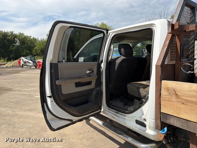 image for item FP3027 2011 Dodge Ram 5500 Crew Cab flatbed truck