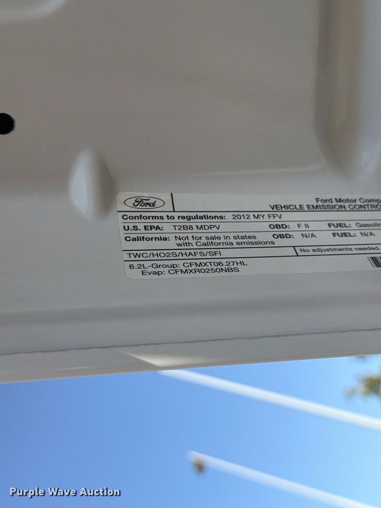 image for item FP3043 2012 Ford F250 Super Duty Ext. Cab pickup truck