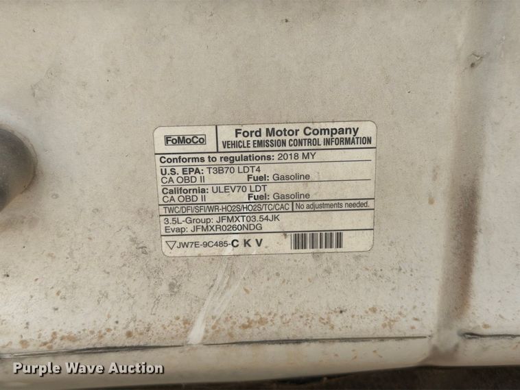 image for item FT6182 2018 Ford F150 XL Crew Cab pickup truck