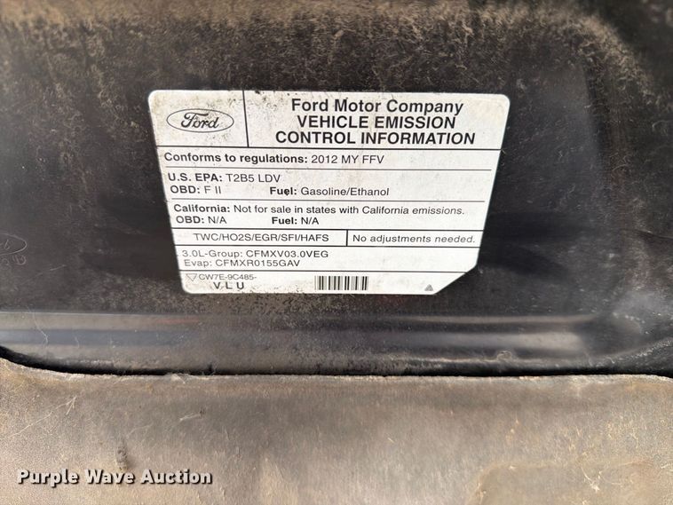 image for item FT6690 2012 Ford Fusion 