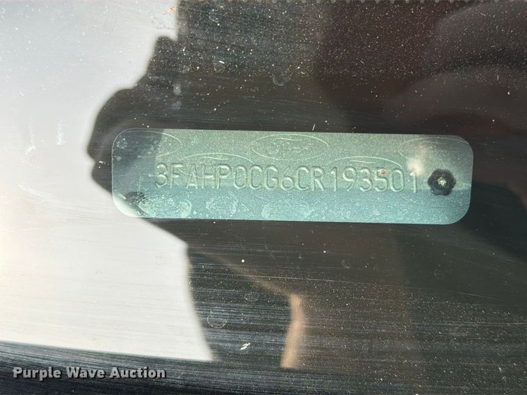 image for item FT6690 2012 Ford Fusion 