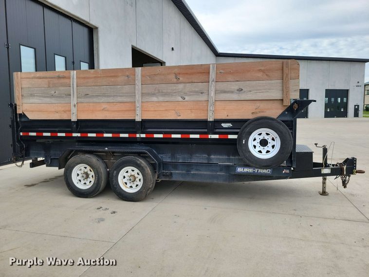 image for item FU0027 2019 Sure-Trac ST8216HLOD dump trailer