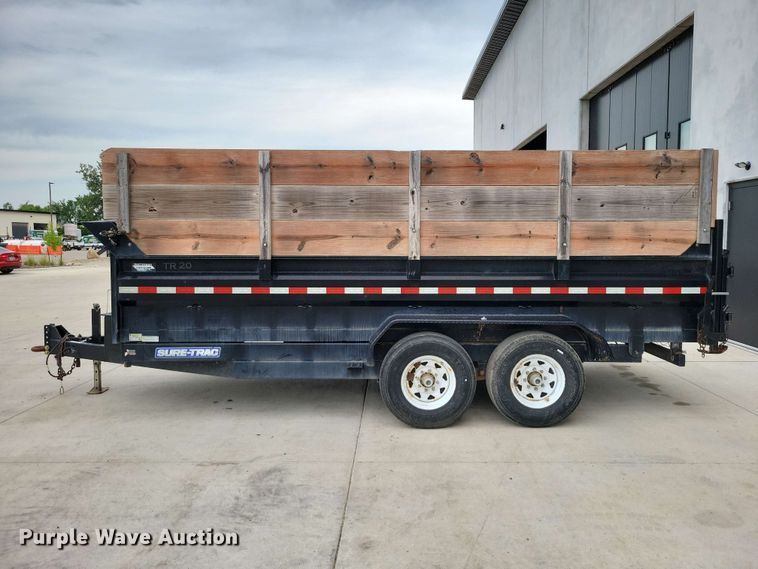 image for item FU0027 2019 Sure-Trac ST8216HLOD dump trailer
