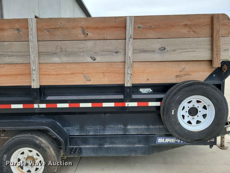 image for item FU0027 2019 Sure-Trac ST8216HLOD dump trailer