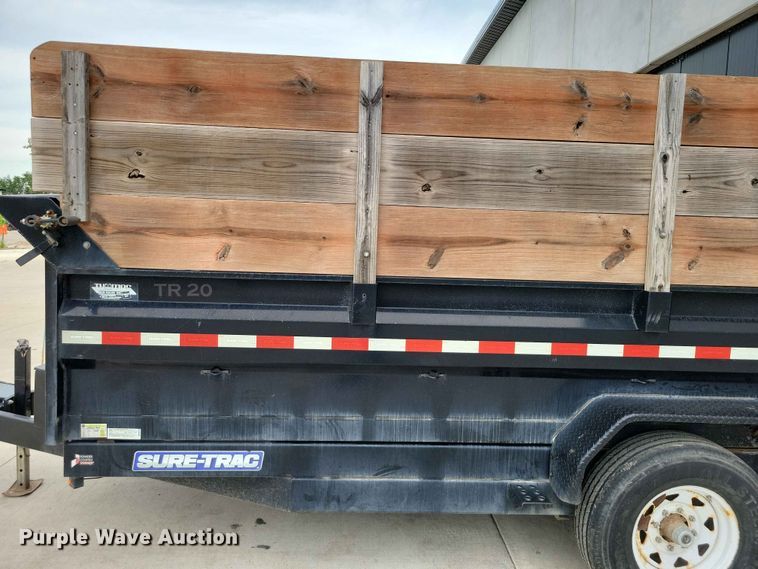 image for item FU0027 2019 Sure-Trac ST8216HLOD dump trailer