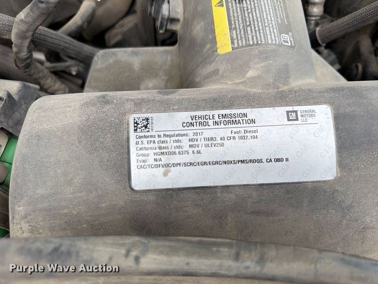 image for item FU4583 2017 GMC Sierra 2500HD Crew Cab pickup truck