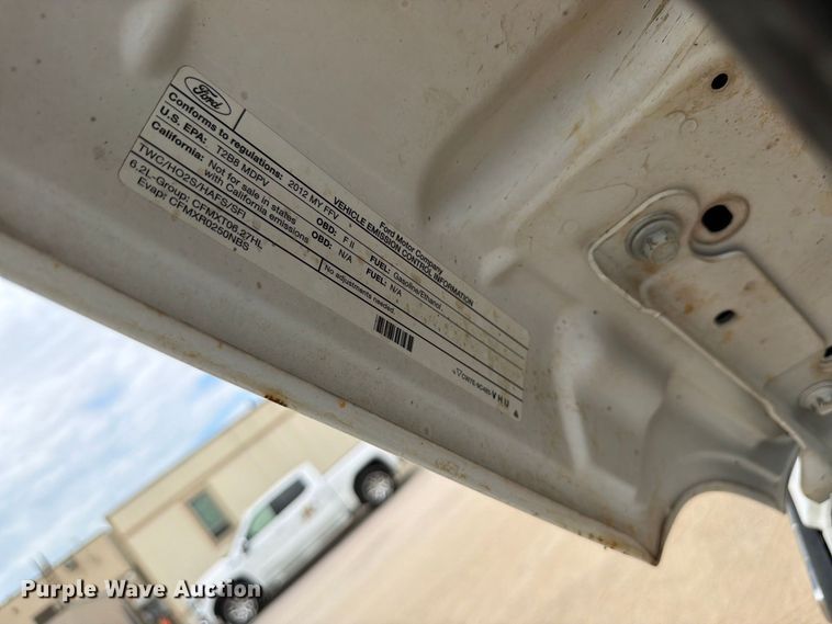 image for item FU4584 2012 Ford F250 Super Duty XL Ext. Cab pickup truck