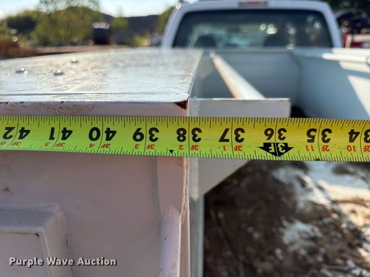 image for item FU4589 2008 Ford F350 Super Duty Crew Cab utility bed pickup truck