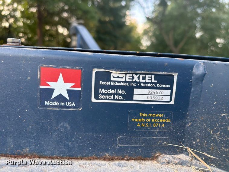 image for item FU4595 2000 Excel 4500 Hustler lawn mower