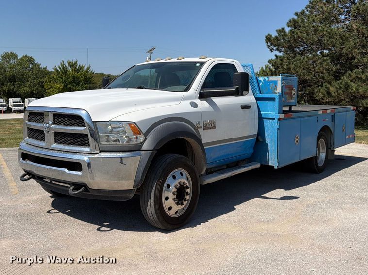 image for item FU4613 2017 RAM 5500 flatbed truck