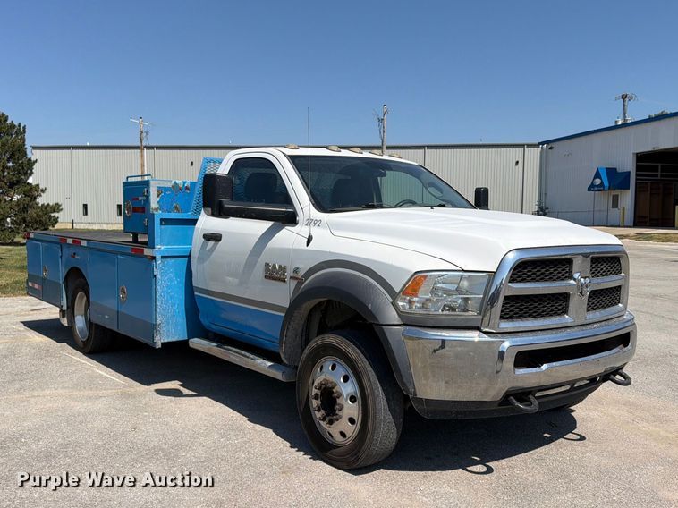 image for item FU4613 2017 RAM 5500 flatbed truck