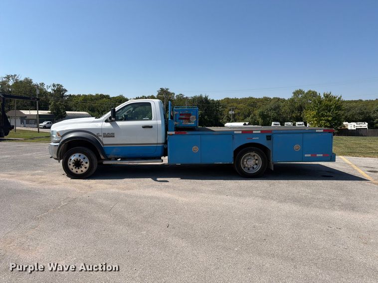 image for item FU4613 2017 RAM 5500 flatbed truck