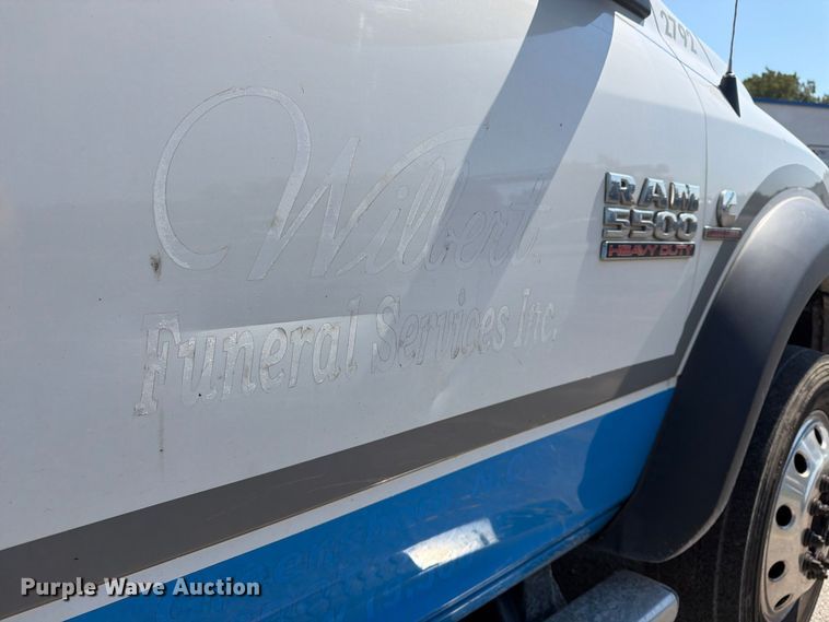 image for item FU4613 2017 RAM 5500 flatbed truck
