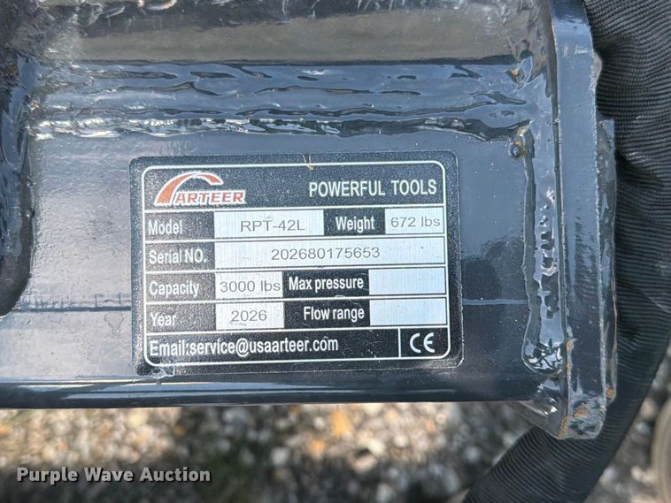 image for item MQ9071 2026 Arteer RPT-42L skid steer forks